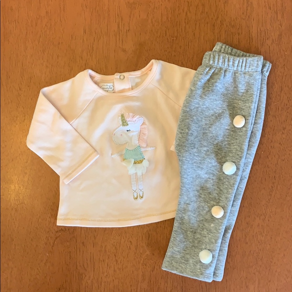 Mud Pie Unicorn Set
